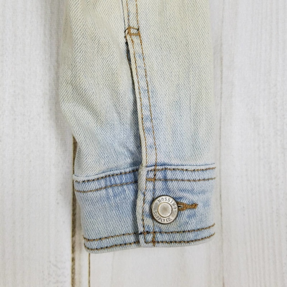 Mossimo Distressed Jean Jacket - Picture 7 of 8
